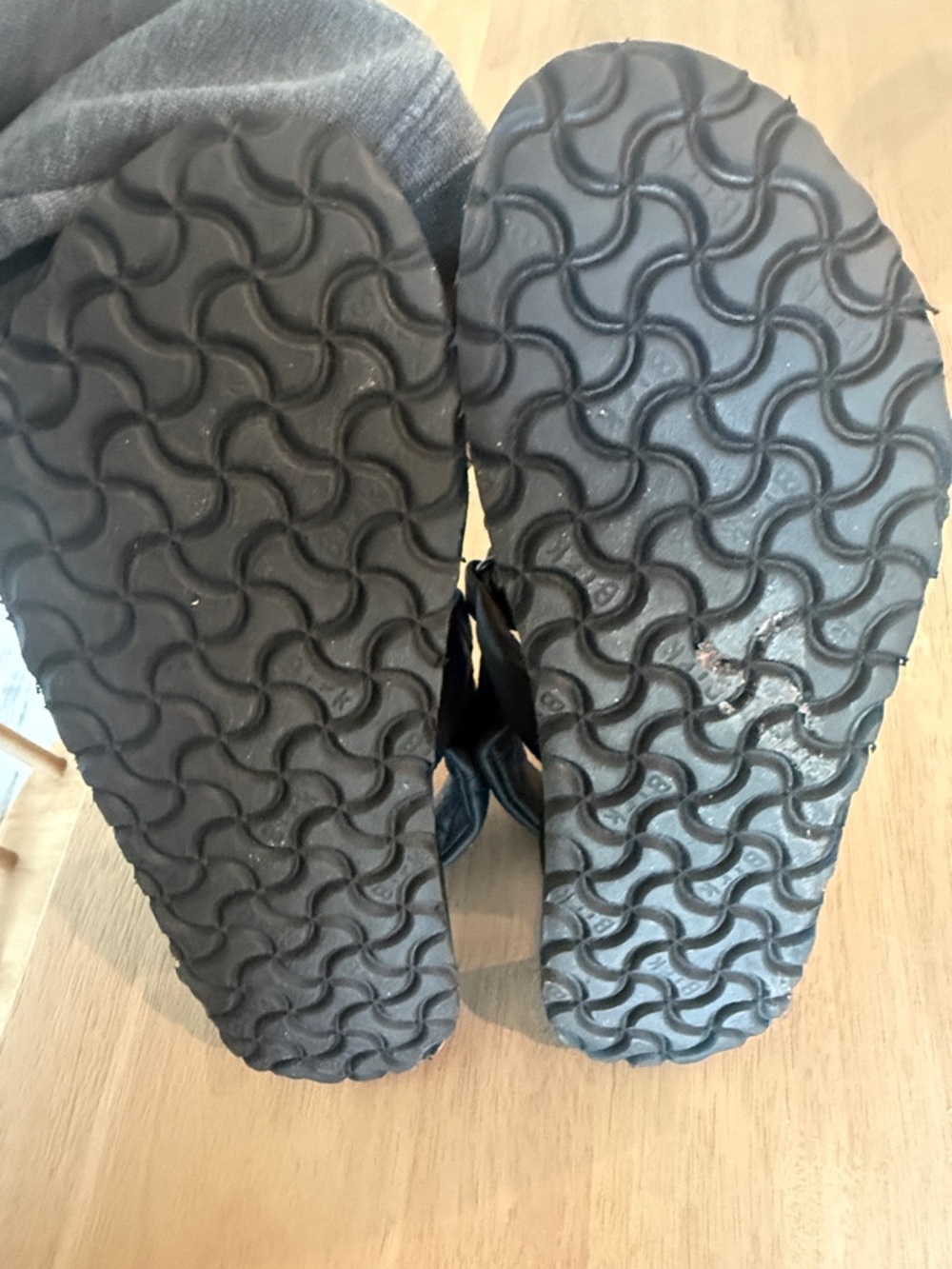 Birkenstock Black Papillio Padded Two-Strap Sandals - Picture 7 of 7